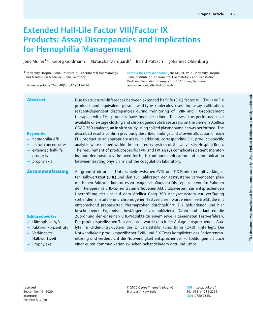 Extended Half-Life Factor VIII/Factor IX Products: Assay Discrepancies and Implications for Hemophilia Management