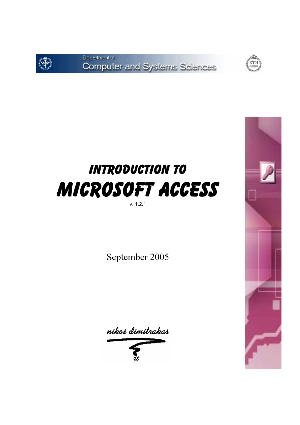 Microsoft Access V