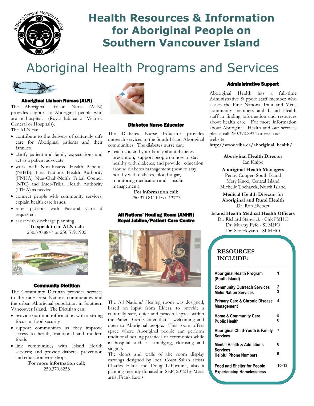 Aboriginal Health Programs and Services
