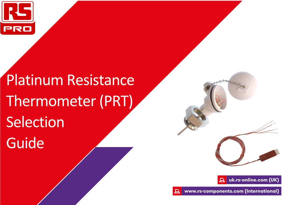 Platinum Resistance Thermometer (PRT) Selection Guide