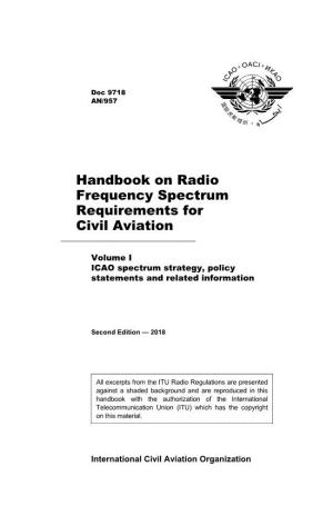 Handbook on Radio Frequency Spectrum Requirements for Civil Aviation ______