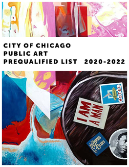 City of Chicago Public Art Prequalified List 2020/2021