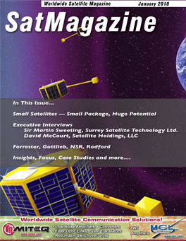 Worldwide Satellite Magazine January 2010 Satmagazine
