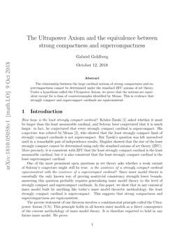 The Ultrapower Axiom and the Equivalence Between Strong Compactness and Supercompactness
