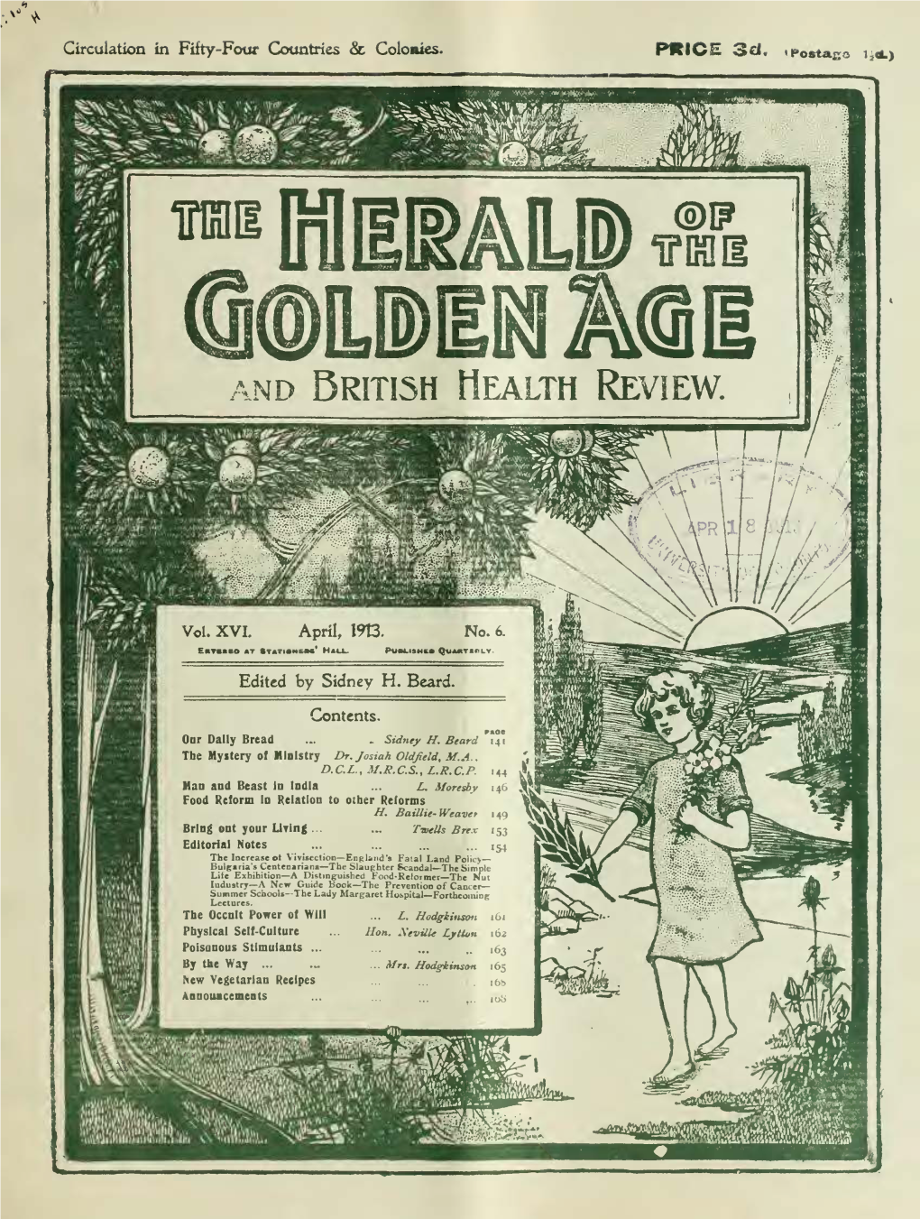 Herald of the Golden Age V16 N6 Apr 1913