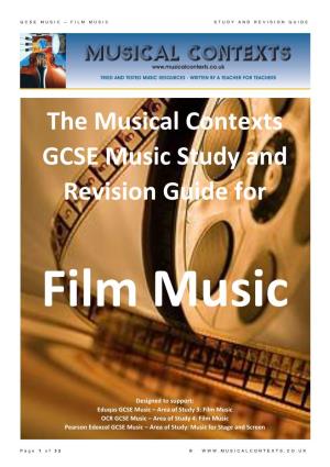 The Musical Contexts GCSE Music Study and Revision Guide For