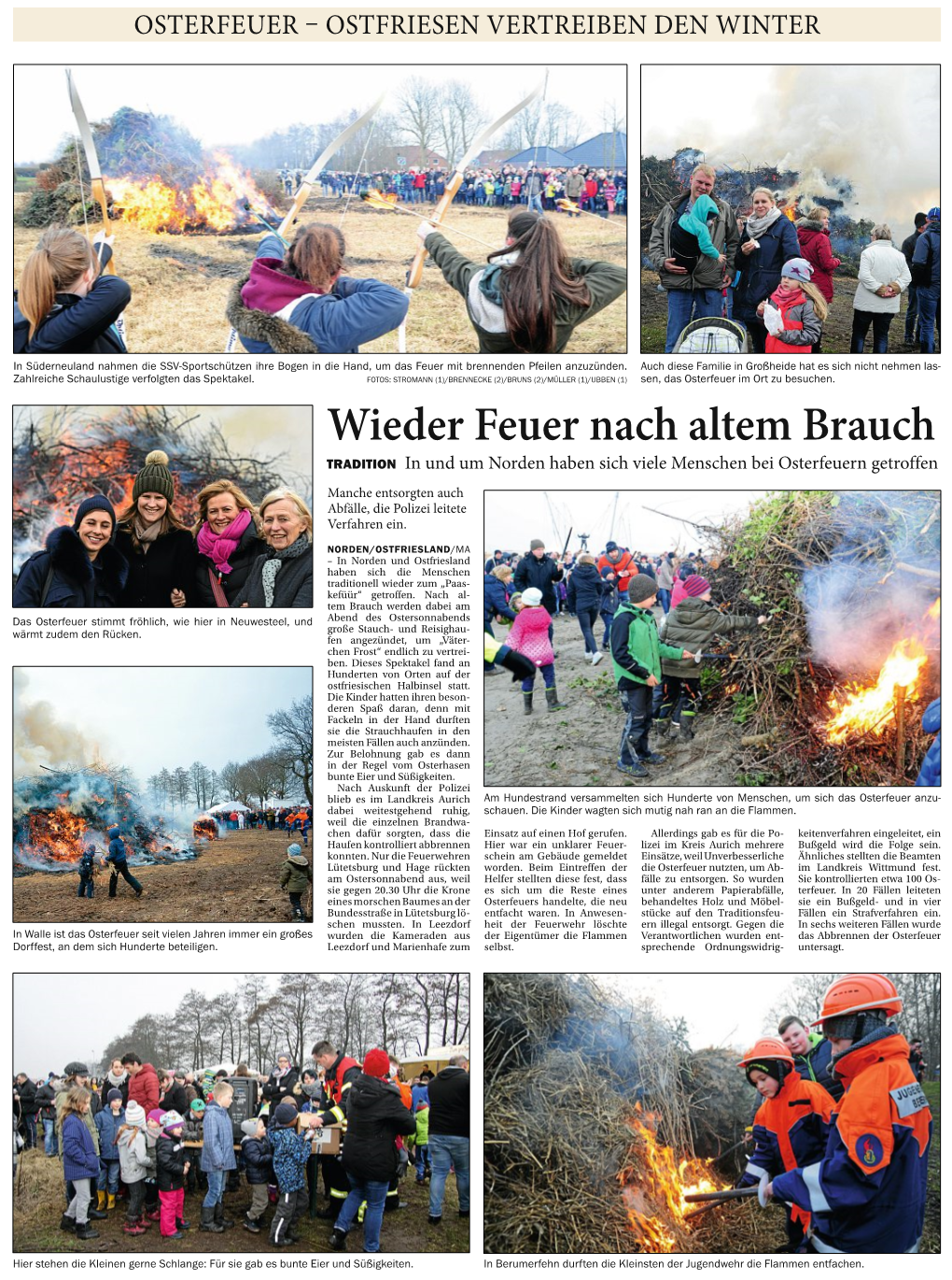 Wieder Feuer Nach Altem Brauch