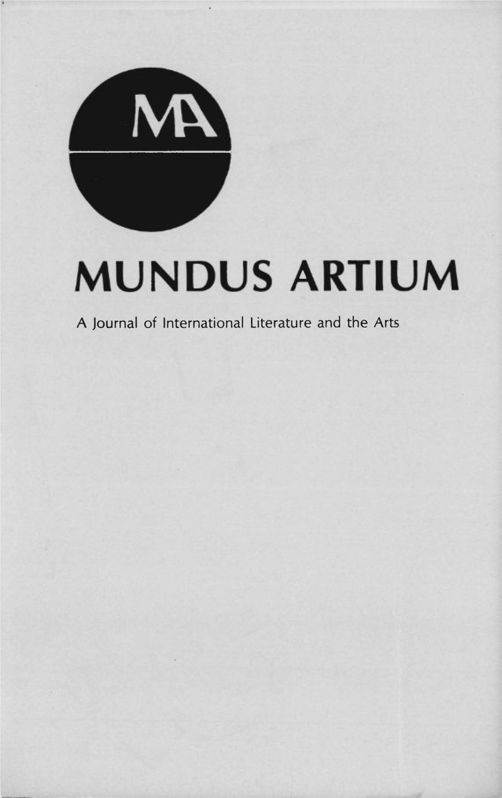 A Journal of International Literature and the Arts 002