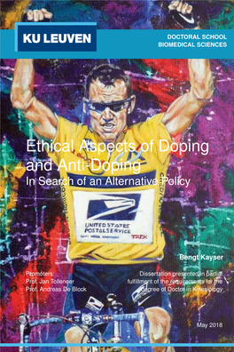 Ethical Aspects of Doping and Anti-Doping in Search of an Alternative Policy