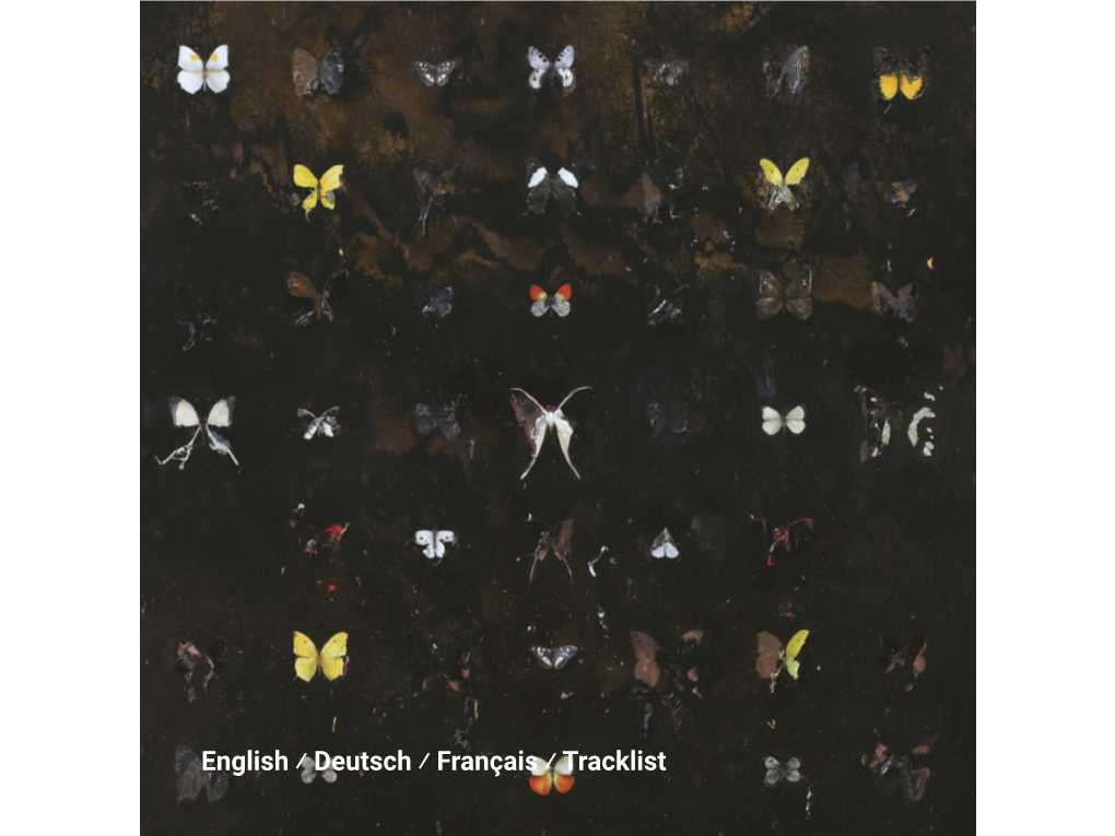 English ⁄ Deutsch ⁄ Français ⁄ Tracklist Menu