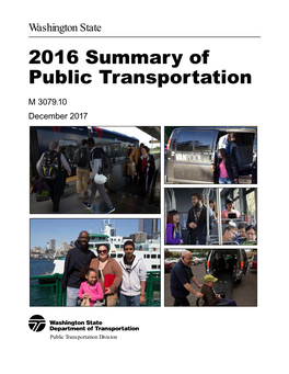 2016 Summary of Public Transportation