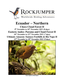 Ecuador – Northern