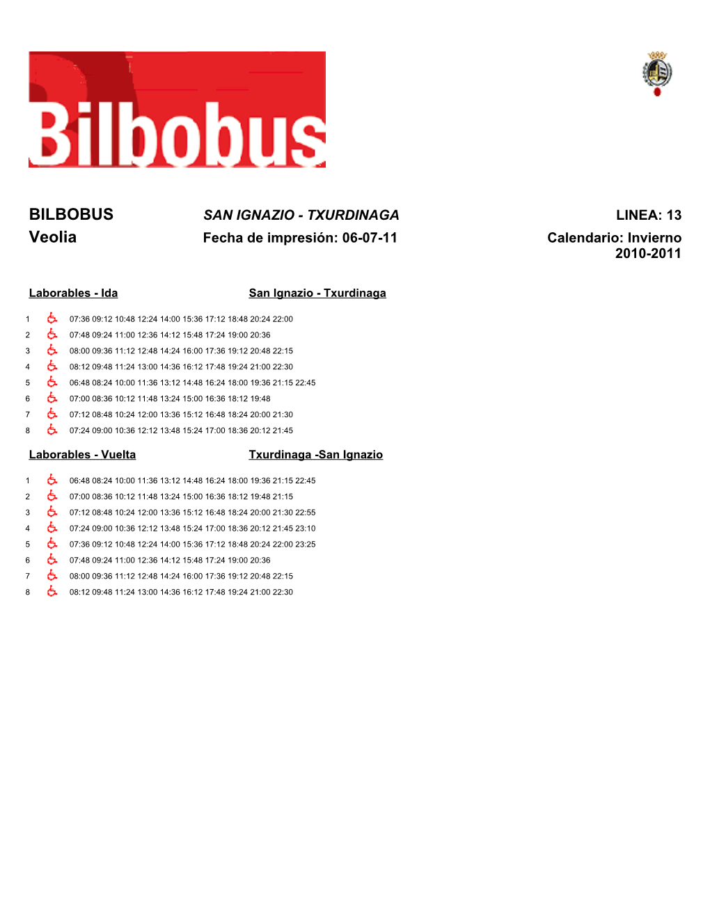 BILBOBUS Veolia