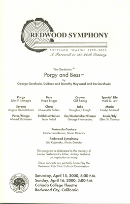 Gershwin – Porgy & Bess