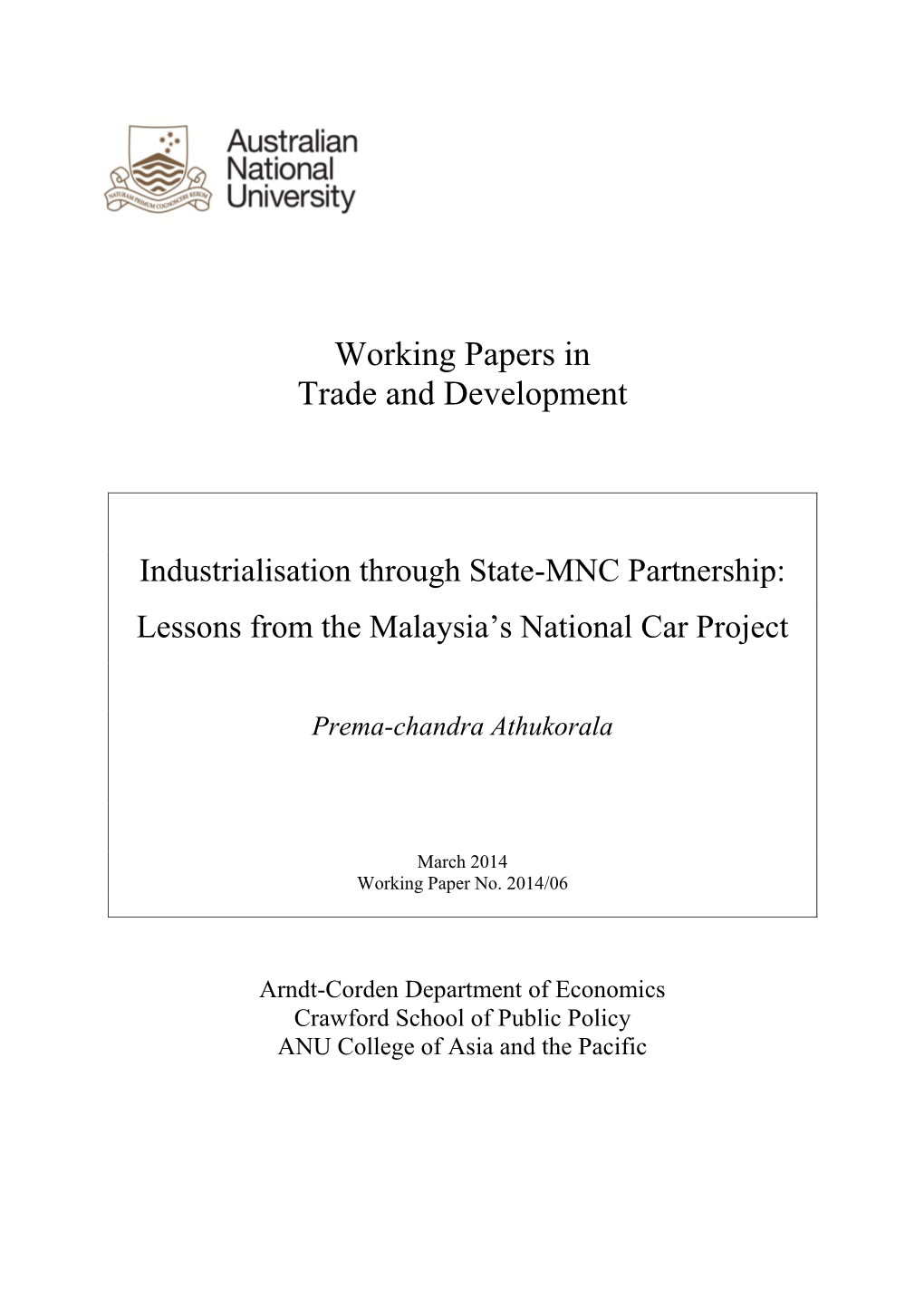 Lessons from the Malaysia's National Car Project
