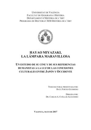 Tesis Doctoral Presentada Por : Raúl Fortes Guerrero