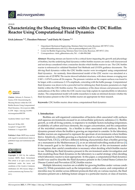 Characterizing the Shearing Stresses Within the CDC Biofilm Reactor