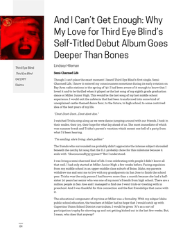 Why My Love for Third Eye Blind's Self-Titled