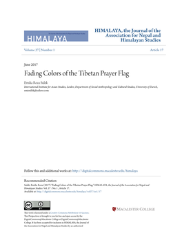 Fading Colors of the Tibetan Prayer Flag