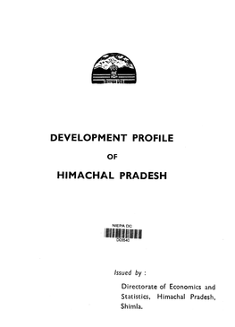 Development Profile Himachal Pradesh