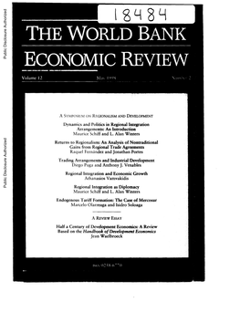 Handbook of Development Economics Jean Waelbroeck Public Disclosure Authorized