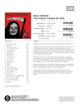 Dale Crover the Fickle Finger of Fate