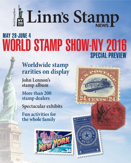 Linn's Stamp News WSS-NY 2016 Preview April 18, 2016