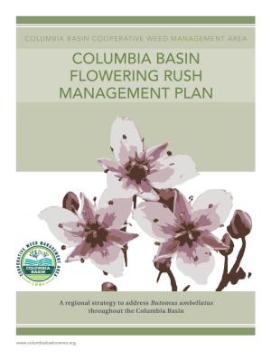 Columbia Basin Flowering Rush Management Plan