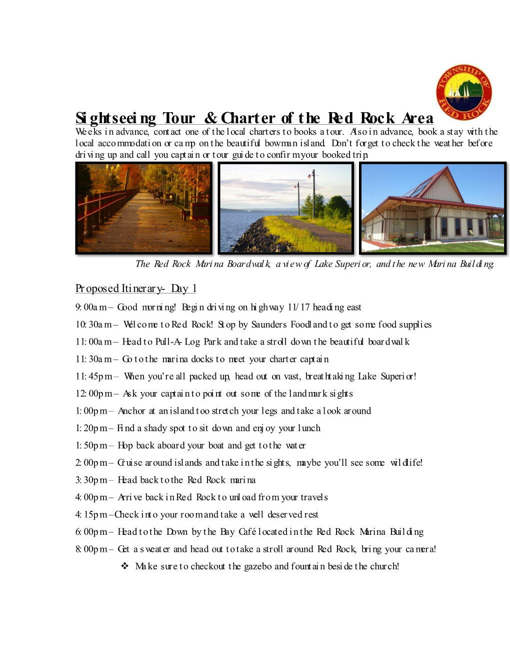 Sightseeing Tour & Charter of the Red Rock Area