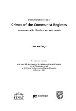 International Conference Crimes of the Communist Regimes, Prague, 24–25 February 2010