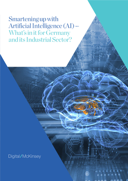 Smartening up with Artificial Intelligence (AI) - What’S in It for Germany and Its Industrial Sector?