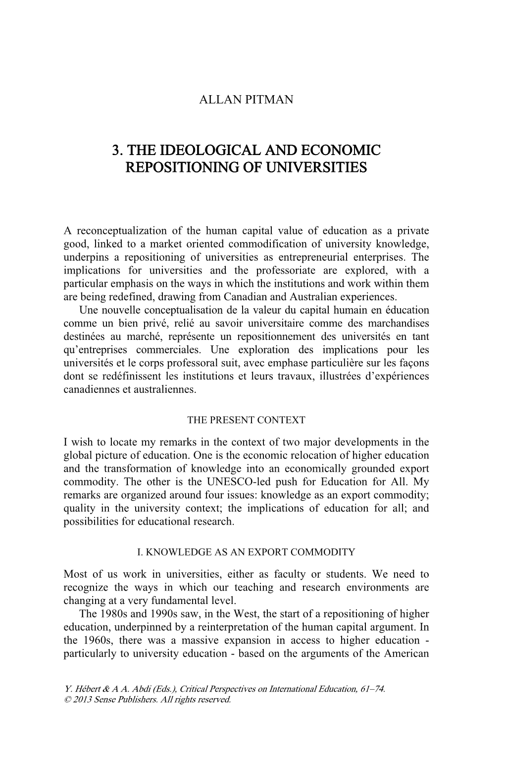 3. the Ideological and the Ideological and The