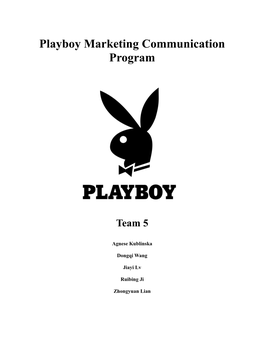 Playboy Marketing Communication Program