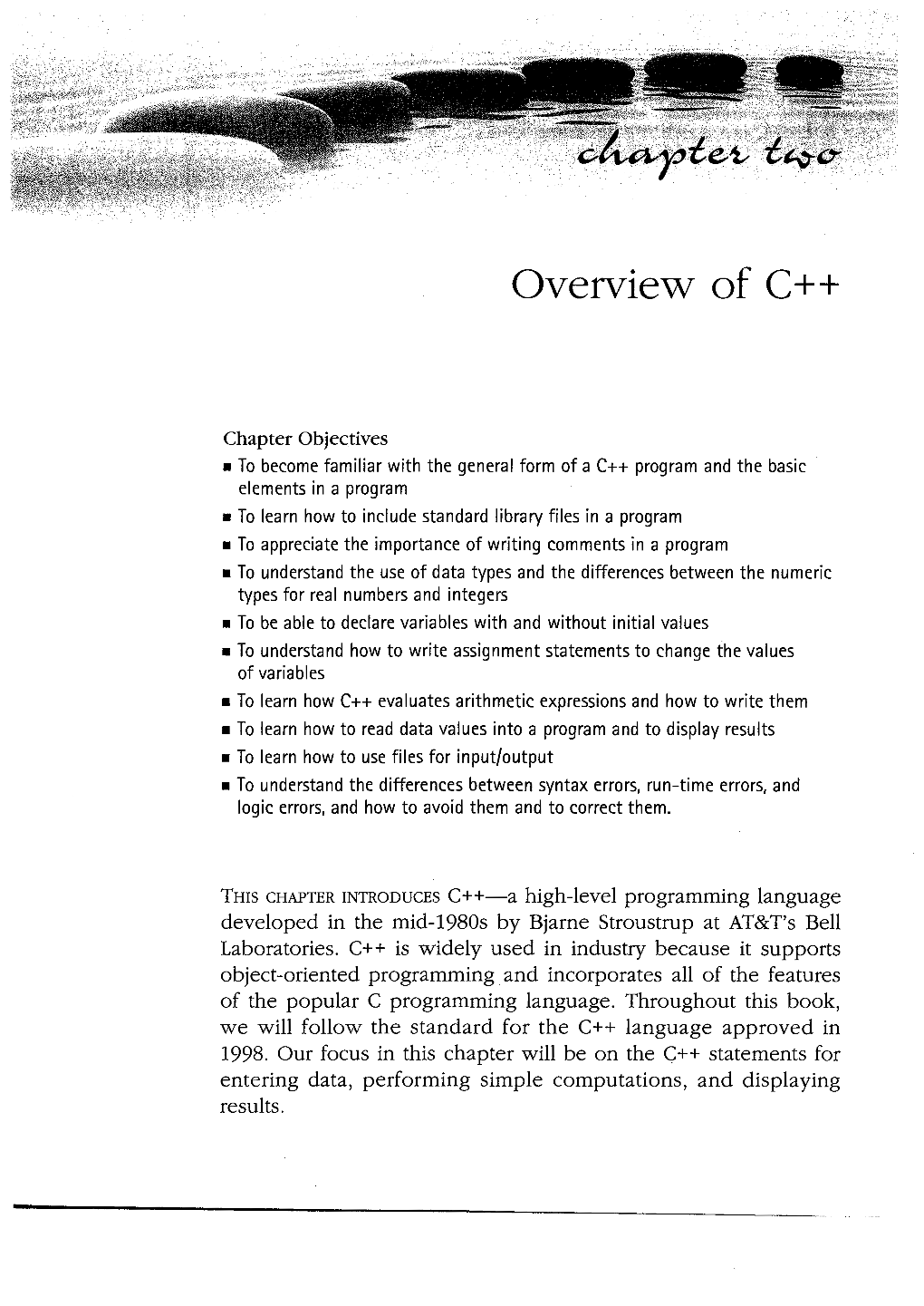 Overview of C++