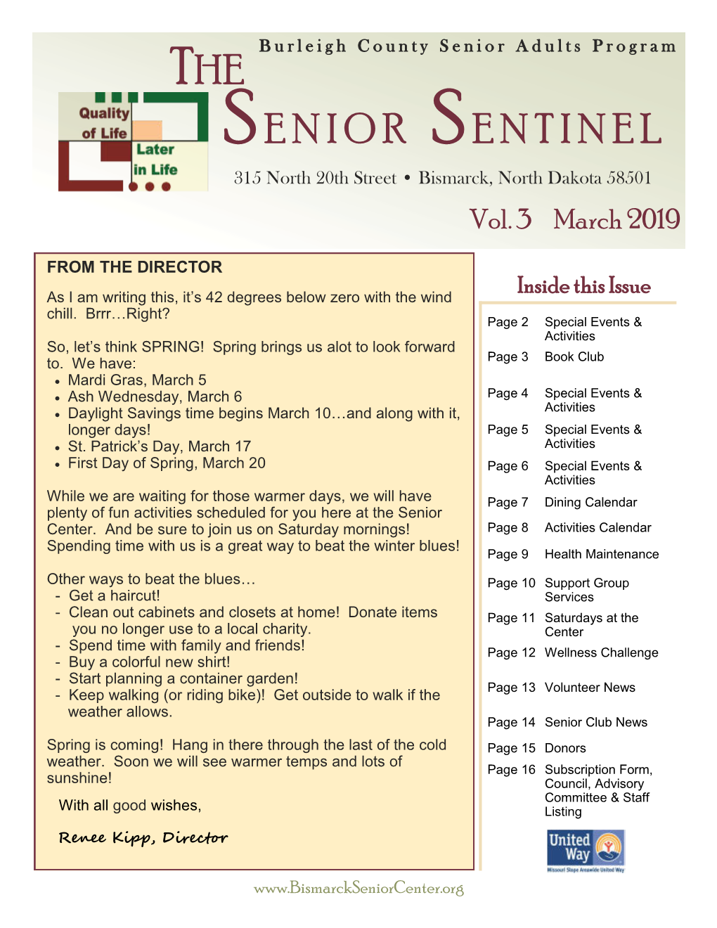 The Senior Sentinel | 3