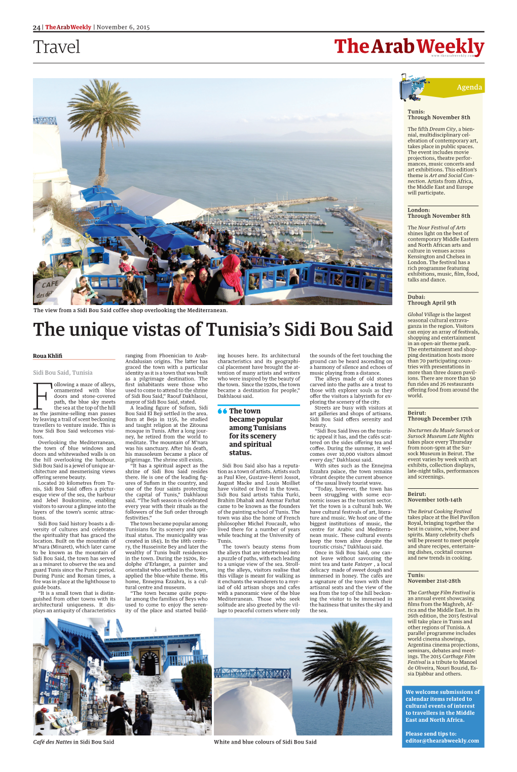 Travel the Unique Vistas of Tunisia's Sidi Bou Said