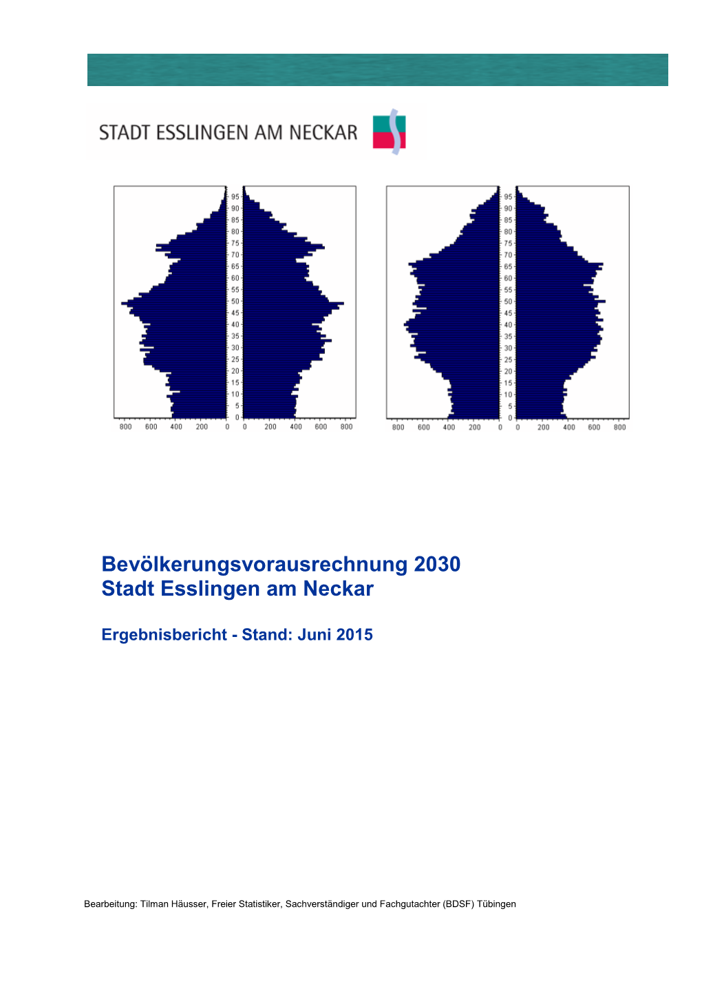 Bevölkerungsvorausrechnung 2030 Stadt Esslingen Am Neckar Seite 1