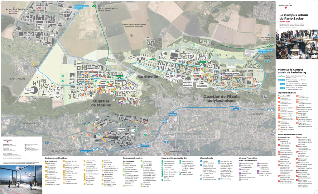 Vivre Et Se Déplacer Sur Le Campus Urbain De Paris