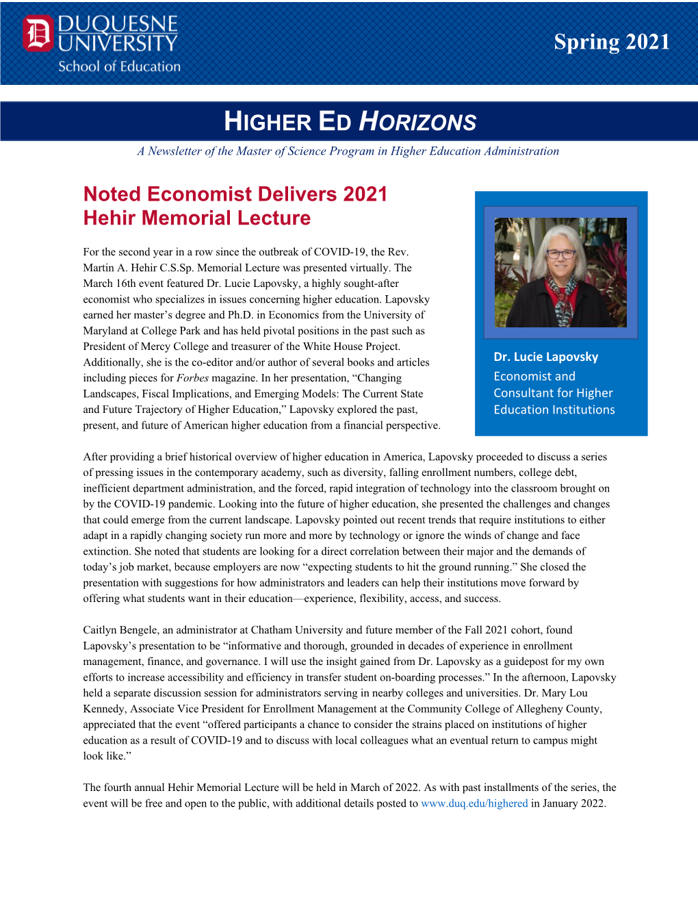 Higher Ed Horizons Spring 2021 FINAL
