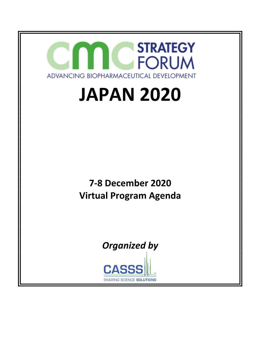 CMC Strategy Forum Japan 2020