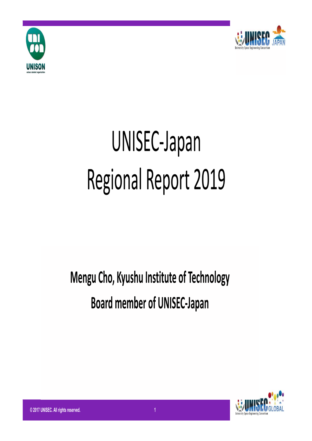Regional Report 2019