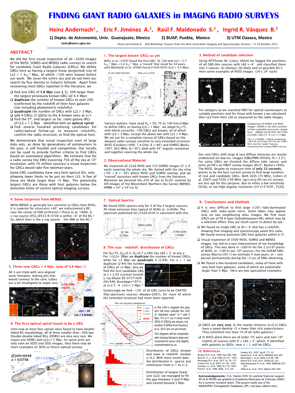 FINDING GIANT RADIO GALAXIES in IMAGING RADIO SURVEYS