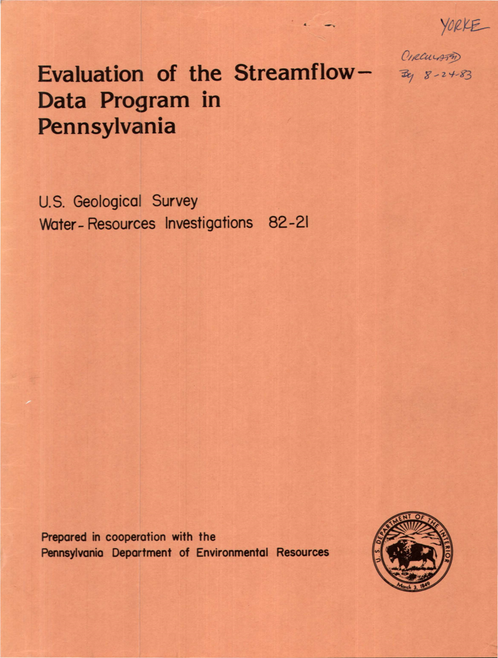 Data Program in Pennsylvania