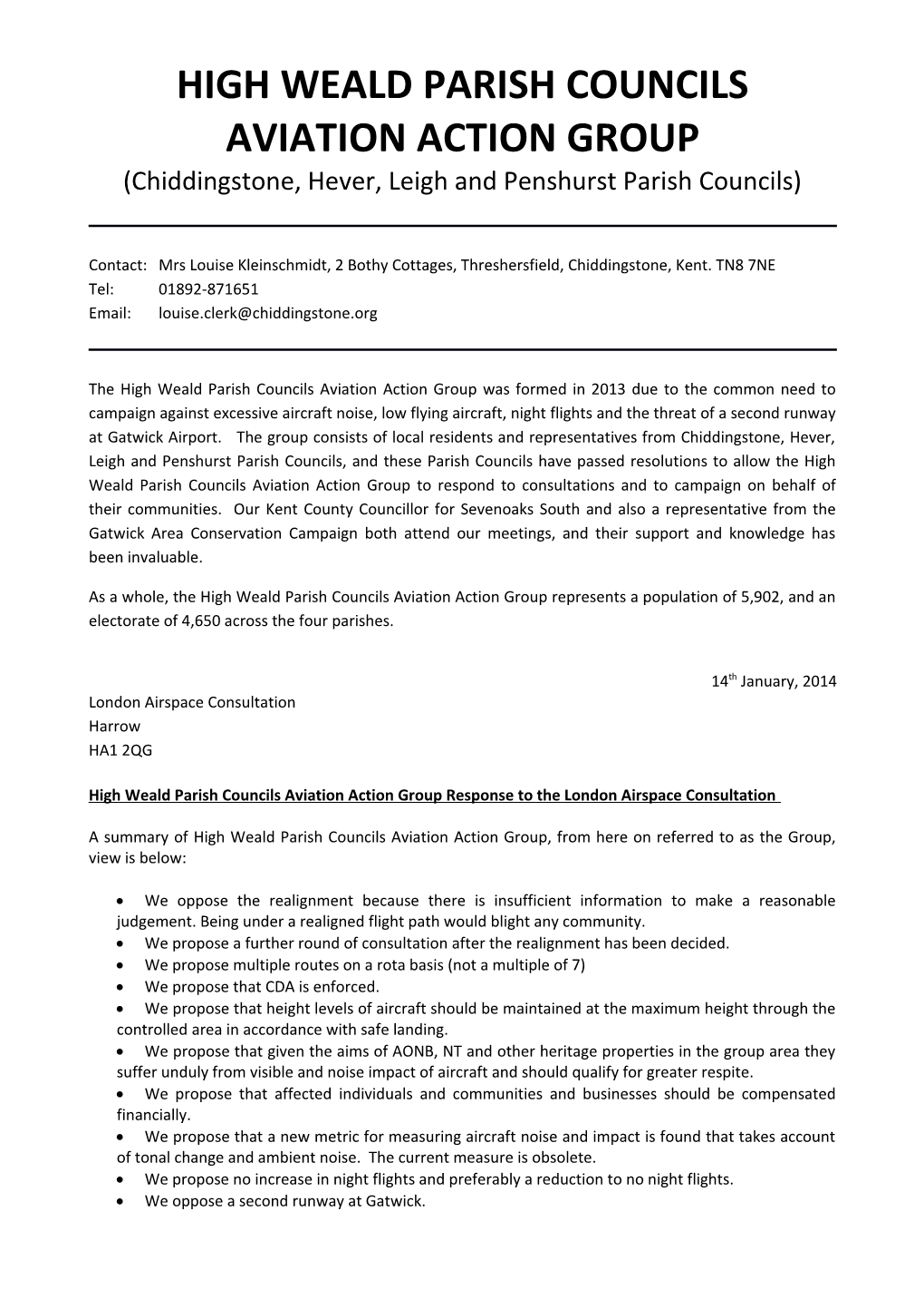 High Weald Parish Councils