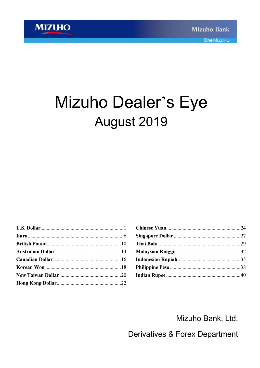 Mizuho Dealer's