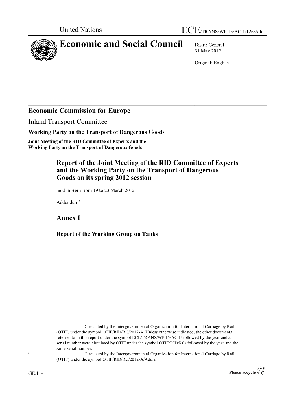 Economic Commission for Europe s39