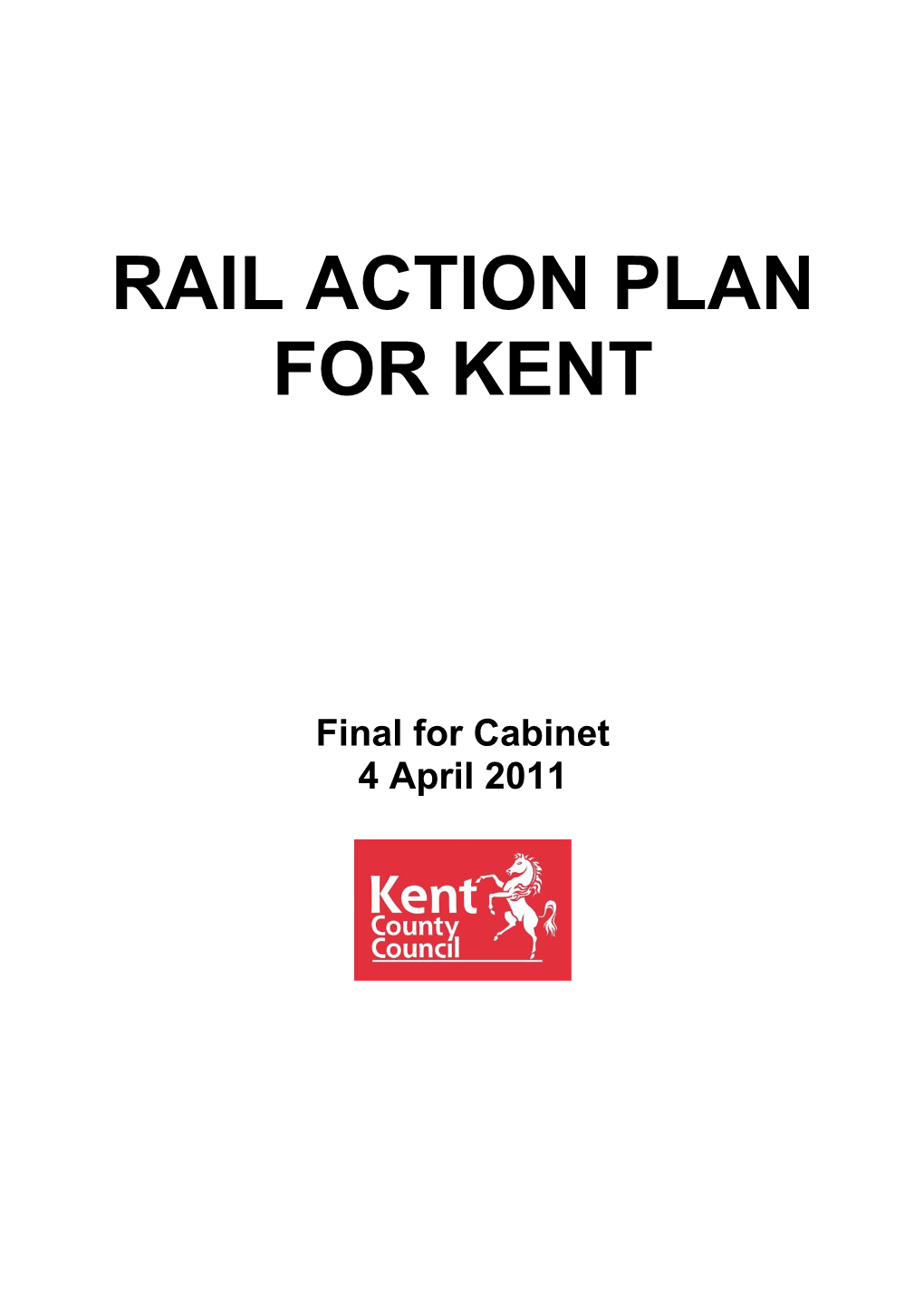 Rail Action Plan for Kent