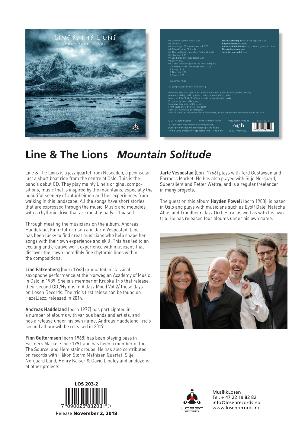 Line & the Lions Mountain Solitude