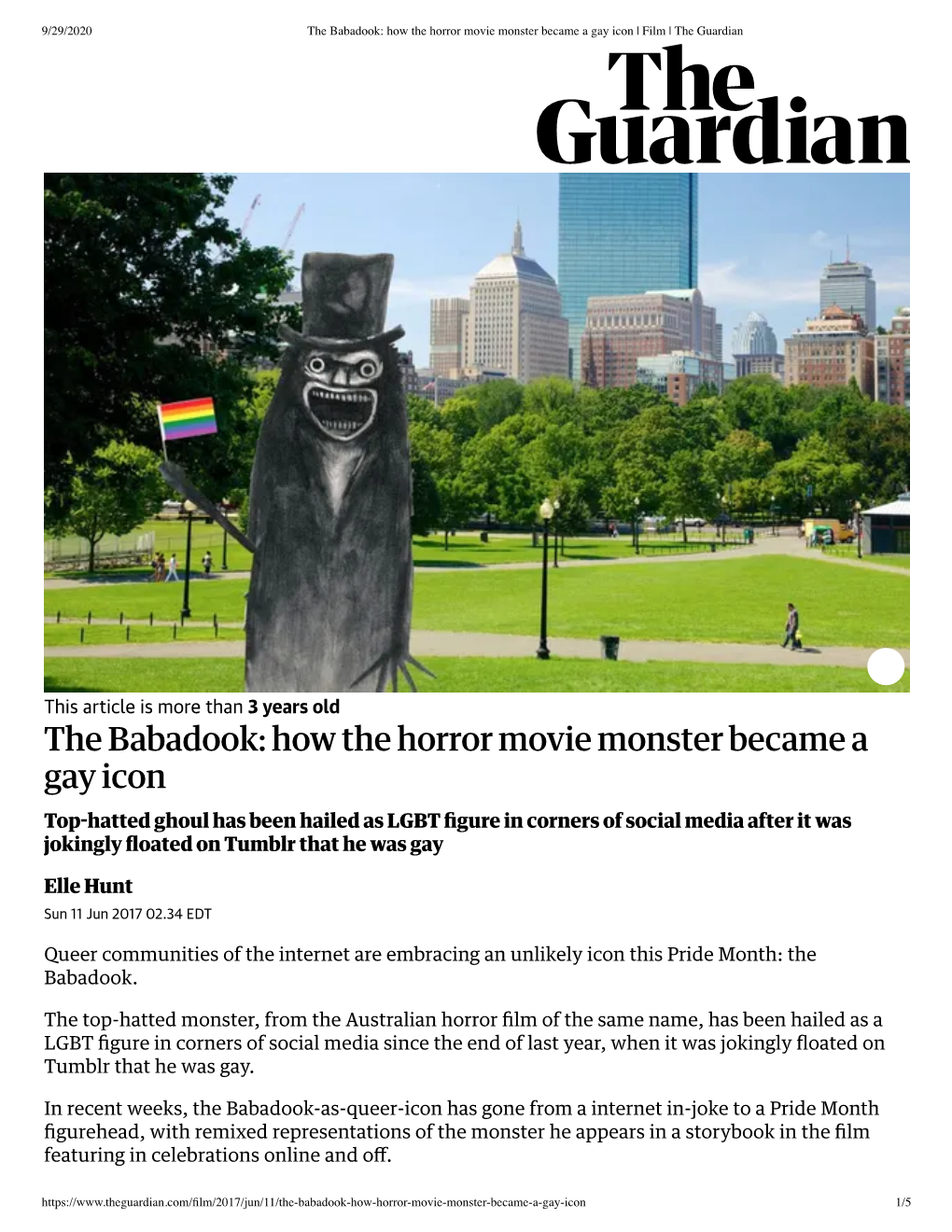 How the Horror Movie Monster Became a Gay Icon | Film | the Guardian