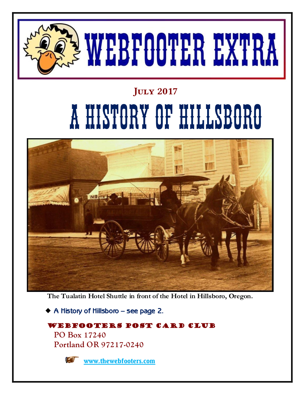 The Webfooter